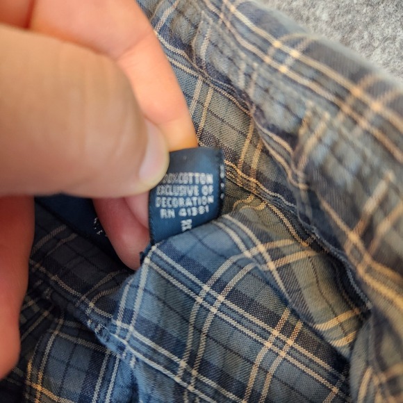 Ralph Lauren Shirt Men L Blue Plaid Button Down Long Sleeve Classic Casual Pony - Picture 7 of 10